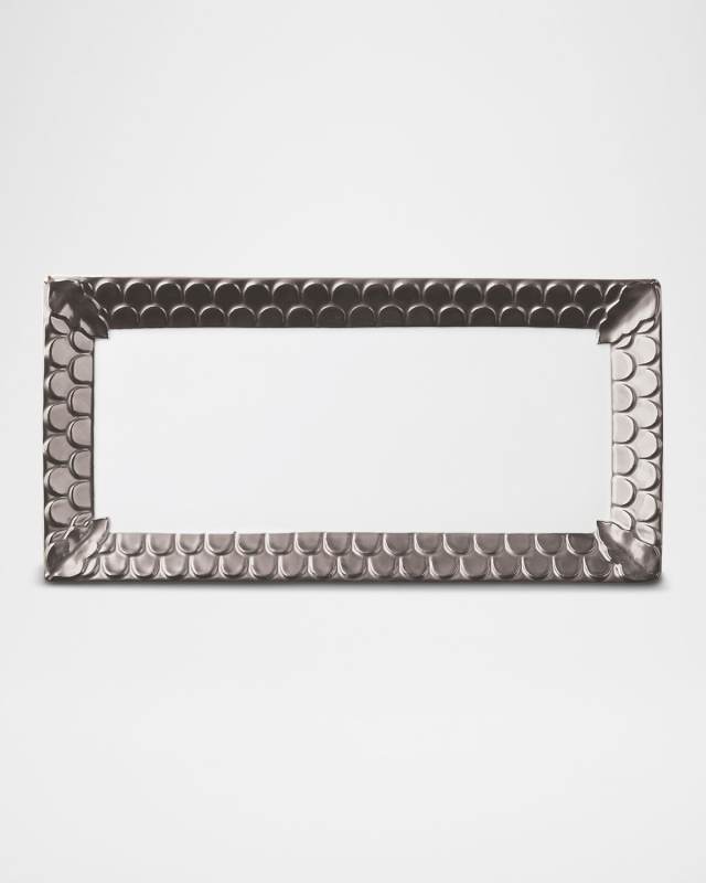 Aegean Platinum Rectangular Platter, 15.5"